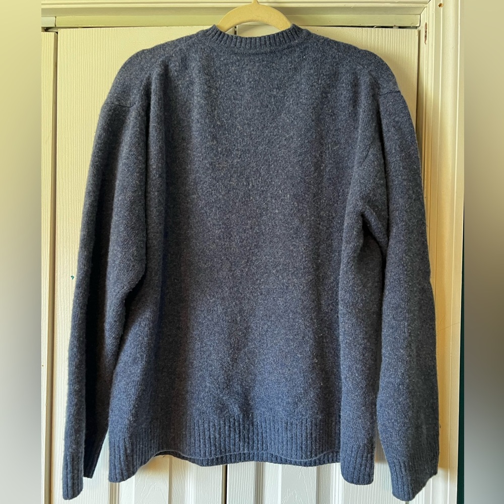 Vintage Lacoste Wool Sweater Blue - Picture 2 of 2